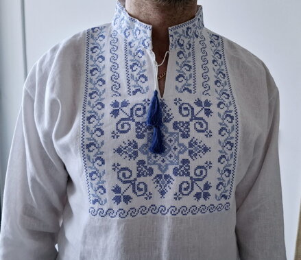Vyšívaná pánska košeľa