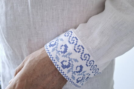 Vyšívaná pánska košeľa