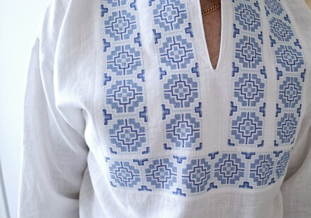 Pánska Vyšívaná košeľa