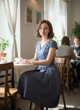 Vyšívané ľanové šaty