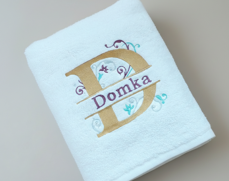 Vyšívané osušky s menom