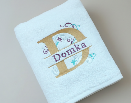 Vyšívané osušky s menom